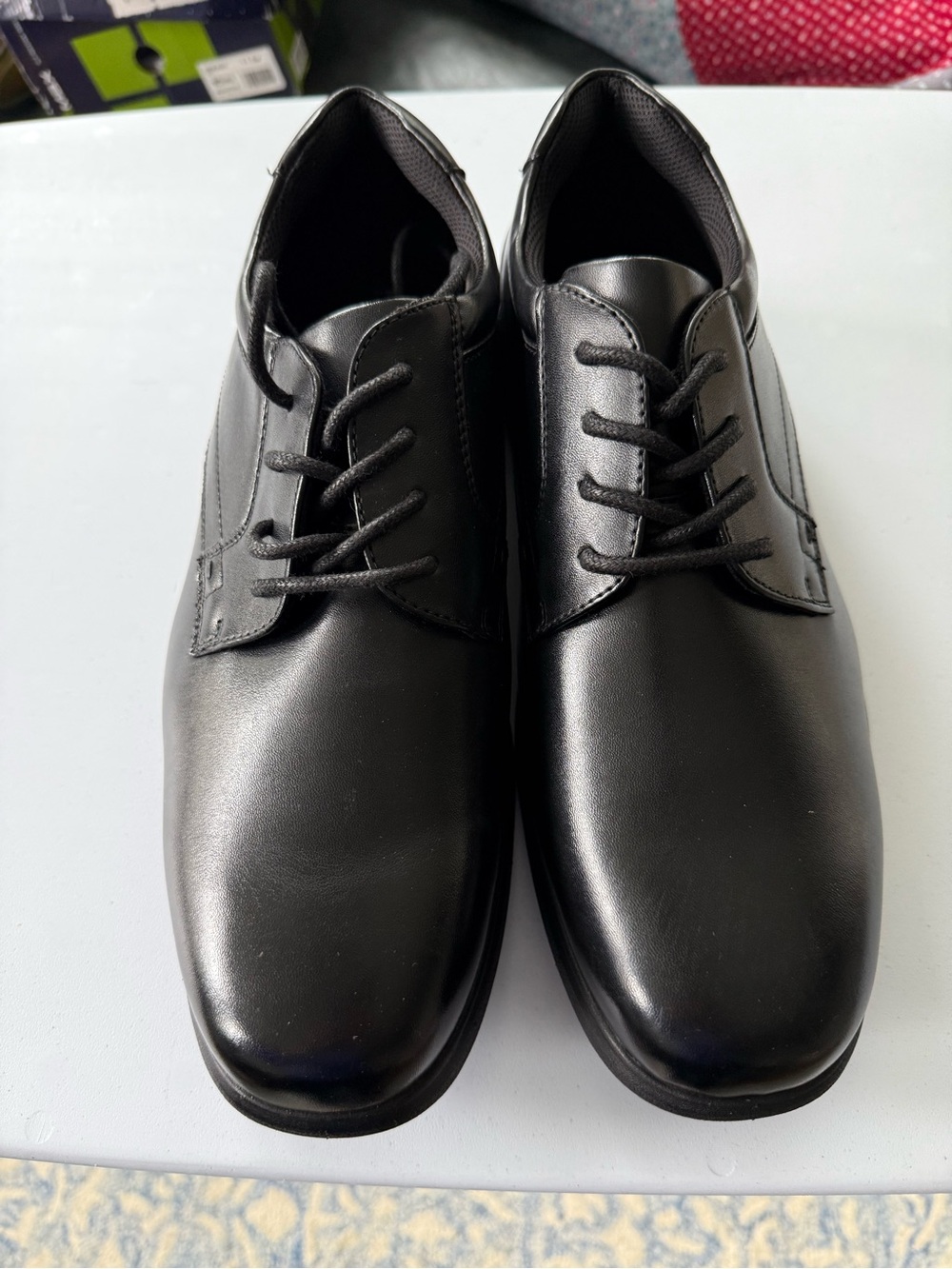 Nunn Bush Black Leather Derby Shoes - Classic Lace-Up Oxfords